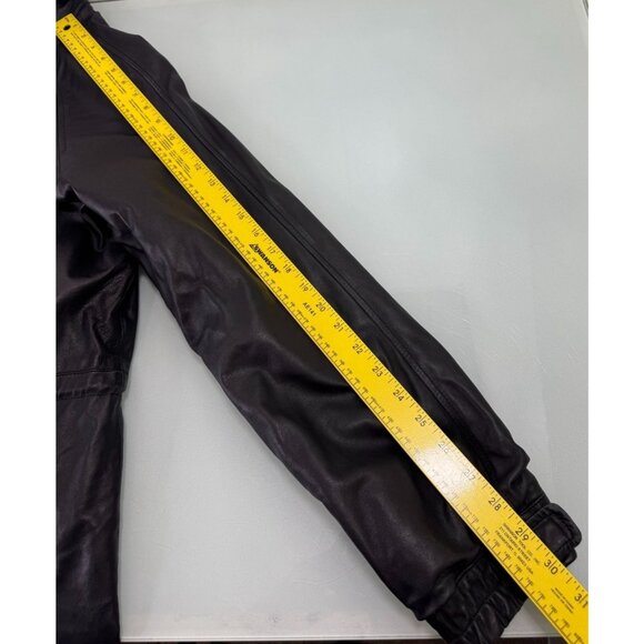 Vintage St. Croix Jacket Mens Large L 100% Lamb Leather Black - Picture 9 of 9